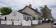 Exterior of Coffee Hut Cafe in Castlerock