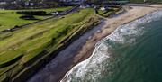 aerial view of Ballycastle Beach