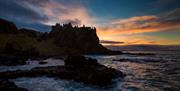 Dunluce Castle sunset