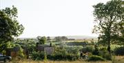 A rural wood fired sauna in the countryside