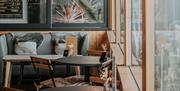 interior of seating area at Two Twenty Coffee House
