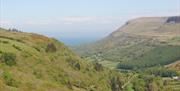 view over Glenariff from Moyle Way trail