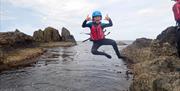 Thumbs up for Coasteering