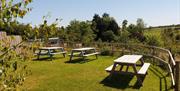 picnic area at Flesk Water Camping