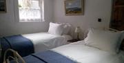 twin bedroom at Dromore House