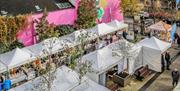 Stalls at the Roe Valley Speciality Market