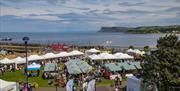 Ballycastle Seafront Market overlooking Fairhead