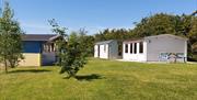 residential cabins at Flesk Water Camping