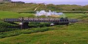 Steam train on the Causeway Heritage Railway line