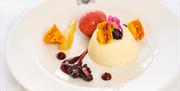 Bushmills Inn panna cotta