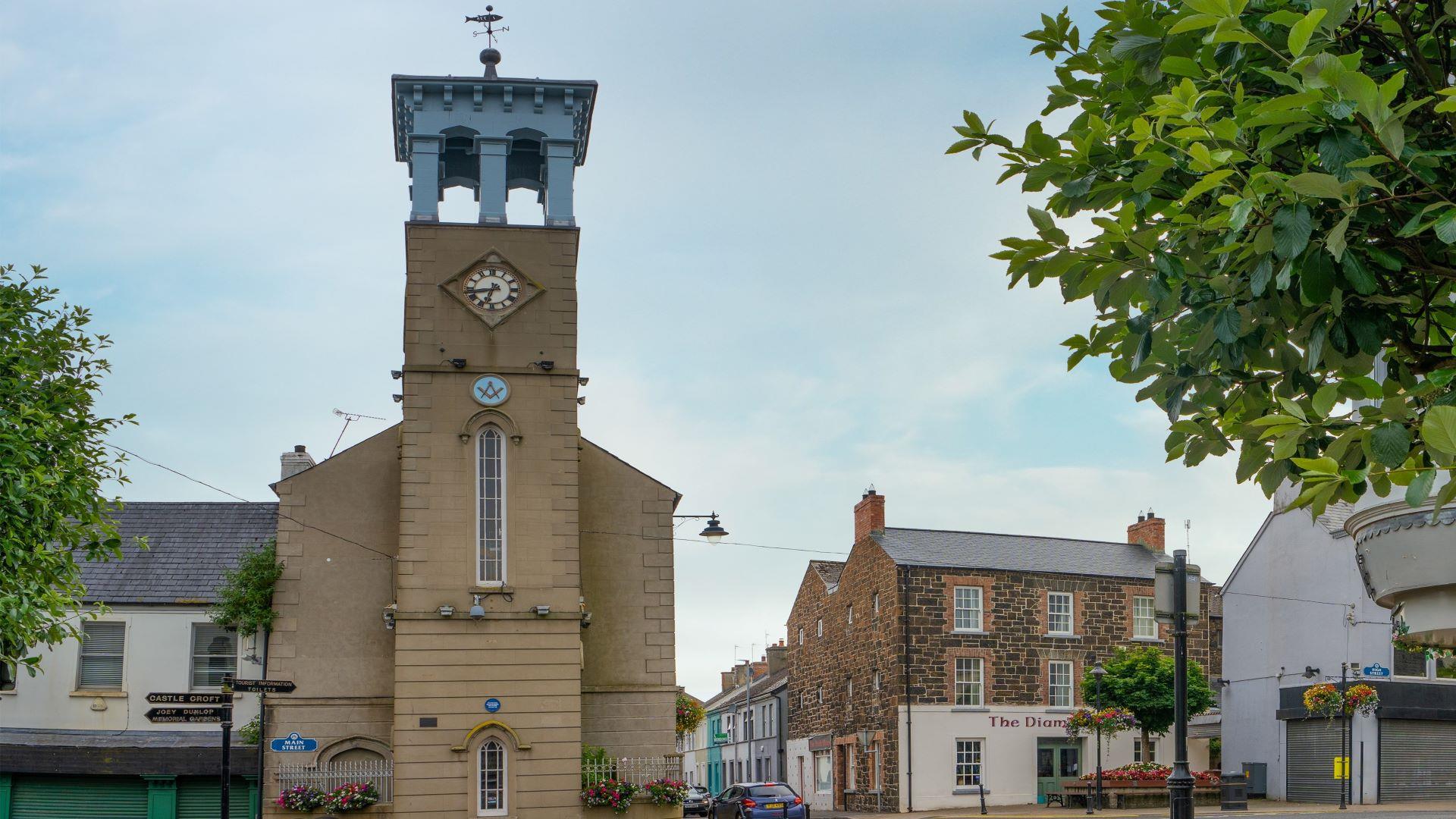 Clock Tower in Ballymoney