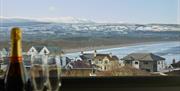 Bubbles bar 2nd floor with views of Portstewart Strand