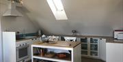 Kitchen island view @ Rathlin Sound Apartment