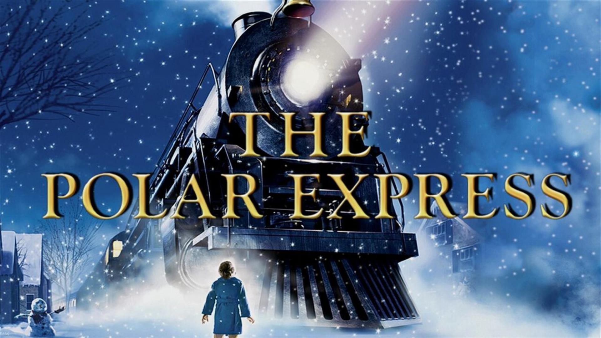 still from the movie 'The Polar Express' which depicts a small boy looking up towards an old-fashioned train as the snow falls down still from the movie 'The Polar Express' which depicts a small boy looking up towards an old-fashioned train as the snow falls down