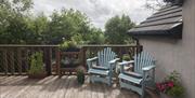 Adirondack seating for summer relaxing.