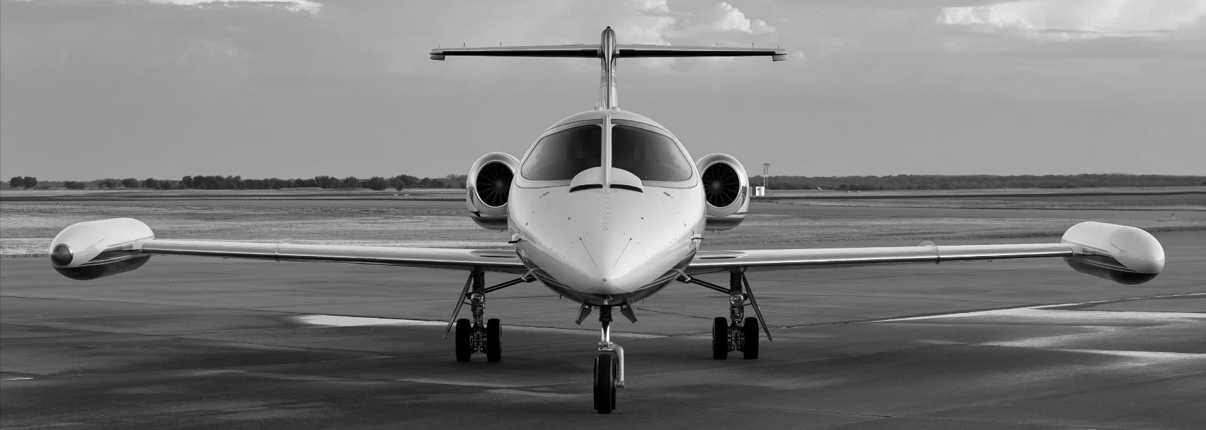 Private business jet at Gloucestershire Airport, Cheltenham