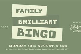 Family Brilliant Bingo at Dunkertons