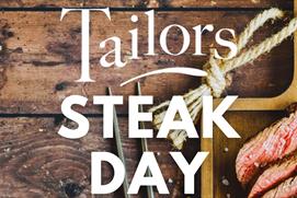 Steak Day at Tailors poster