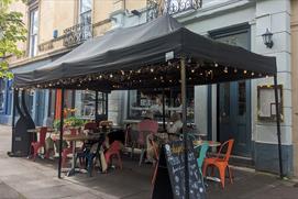 Chaplais Kitchen exterior and outdoor seating