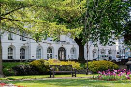 Exterior of Queens Hotel Cheltenham