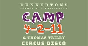 Half Term Circus Disco, with Camp 4-2-11 & Thomas Trilby poster