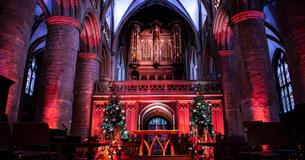 Cathedral Christmas Experience at Night