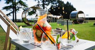 Pimms on the Ellenborough Park lawn