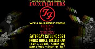 Faux Fighters (Foo Fighters Tribute) - Plus Support poster