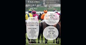 Racing Breakfast menu