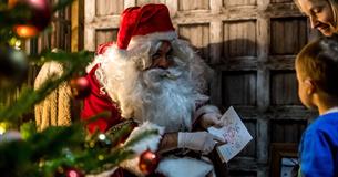 Father Christmas at Cotswolf Farm Park