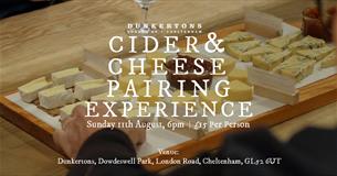 Cider and Cheese Pairing Experience at Dunkertons