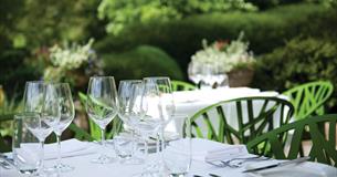 Dining on the Terrace, Cowley Manor