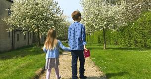 Children exploring Ellenborough Park