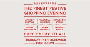 Dunkertons The Finest Festive Shopping Evening
