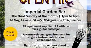 Summer of Sound open mic poster