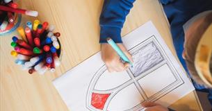A child drawing