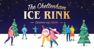 A graphic of adult ice skaters at an ice rink