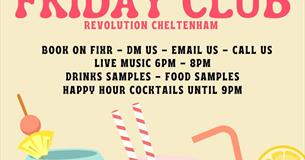 Friday club free drink promo