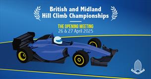 British and Midland Hill Climb Championships - The Opening Meeting poster