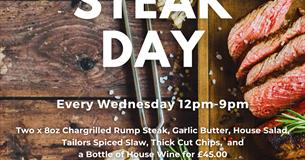 Steak Day at Tailors poster