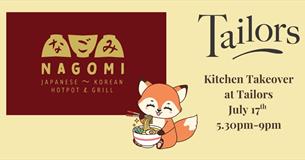 Nagomi Kitchen Takeover at Tailors poster