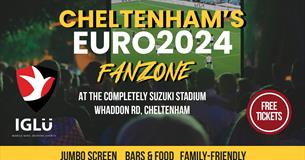 Cheltenham's Euro2024 Fanzone poster