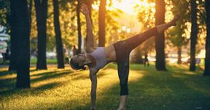 Yoga outdoors