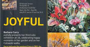 Joyful exhibition poster