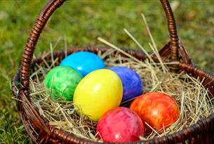 Easter egg basket