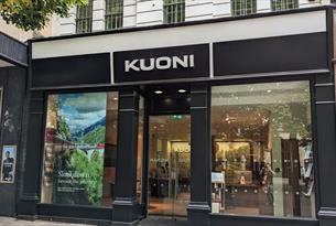 Kuoni travel agents store exterior