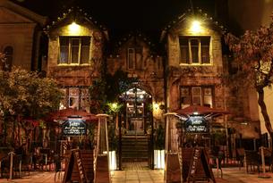 Tailors Cheltenham exterior night