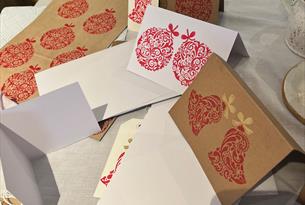 Christmas Card Block Painting at Ellenborough Park