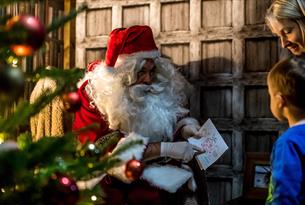 Father Christmas at Cotswolf Farm Park