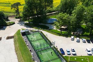 Padel Shift Courts aerial view